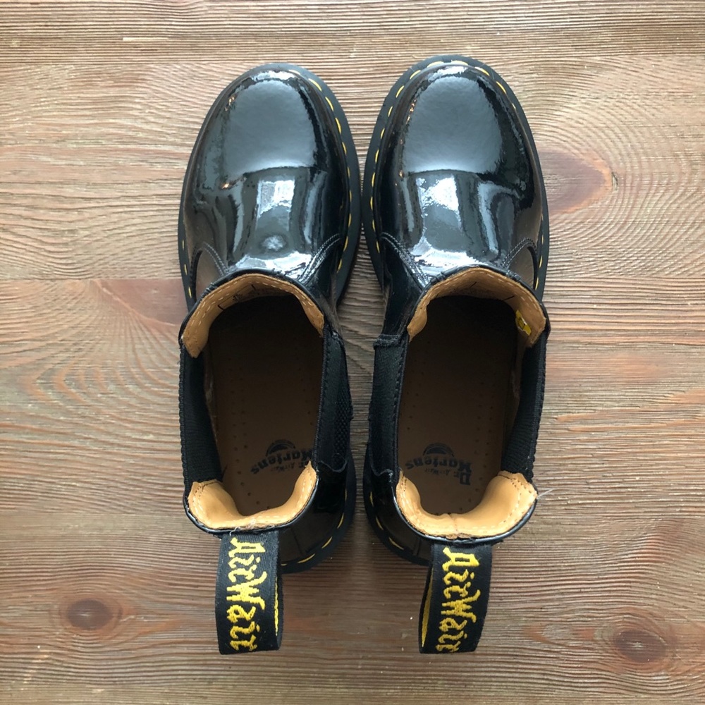 Dr Marten Patent Leather Chelsea Boot 2976 - Picture 9 of 14
